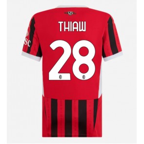 Billiga AC Milan Malick Thiaw #28 Hemmatröja Dam 2024-25 Kortärmad